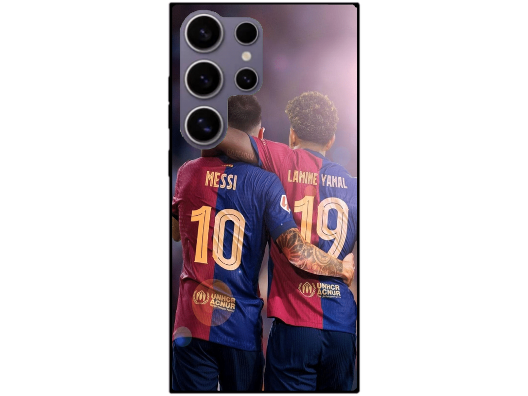 Skin Messi si Yamal, compatibil cu Samsung Galaxy S24 Ultra, M0074