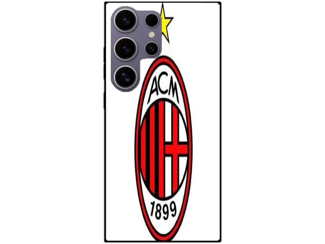 Skin AC Milan, compatibil cu Samsung Galaxy S23 Ultra, M0108