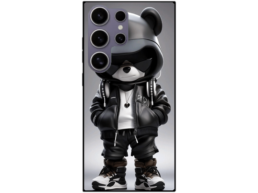 Skin Cool Bear 1, compatibil cu Samsung Galaxy S23 Ultra, M0129