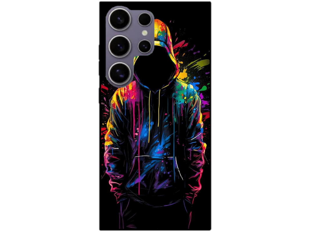 Skin Rebel Hoodie, compatibil cu Samsung Galaxy S24 Ultra, M0242