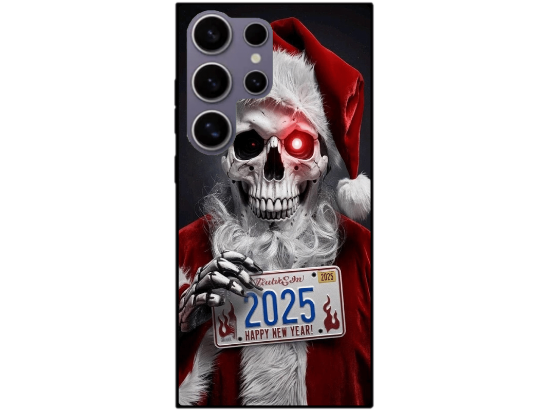Skin Santa Skull, compatibil cu Samsung Galaxy S24 Ultra, M0247