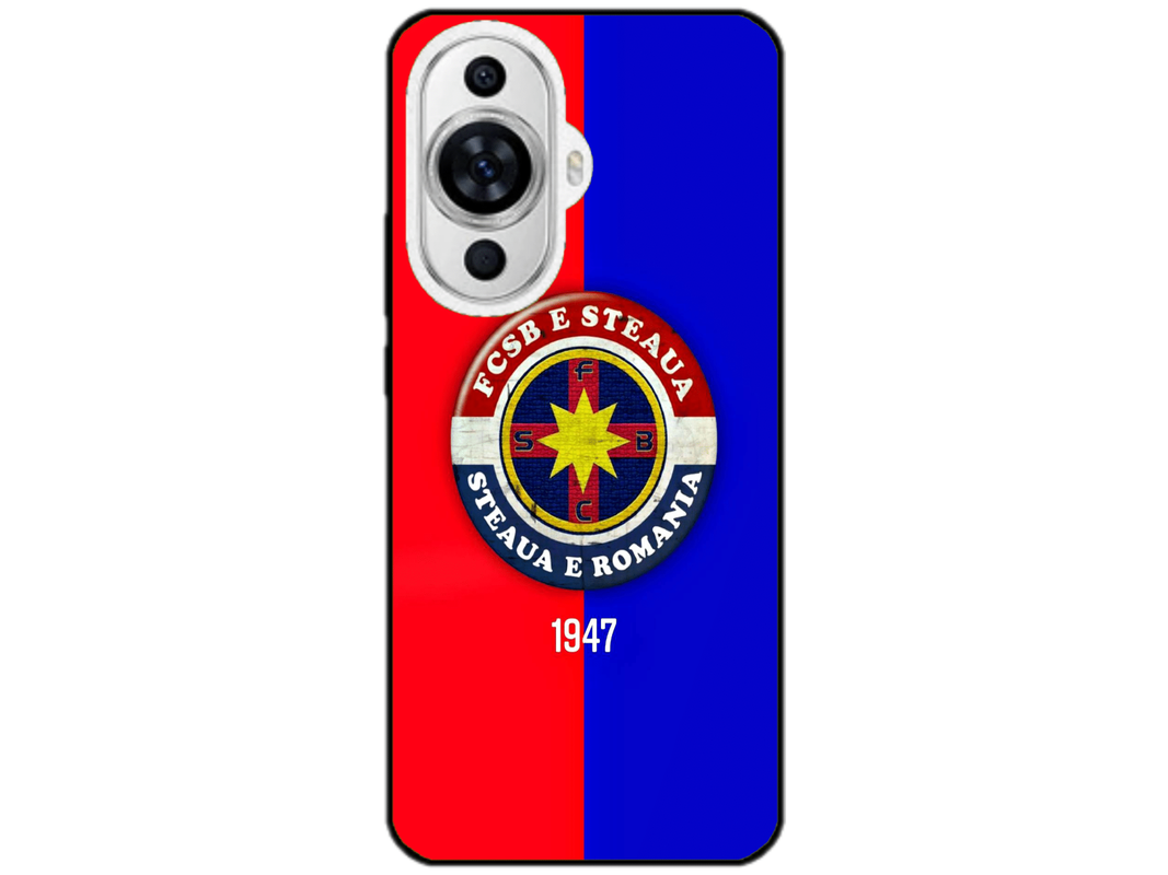Husa Silicon HQCover compatibila cu Huawei Nova 11, model FCSB Steaua, rezistenta la socuri si zgarieturi, SP1M00003