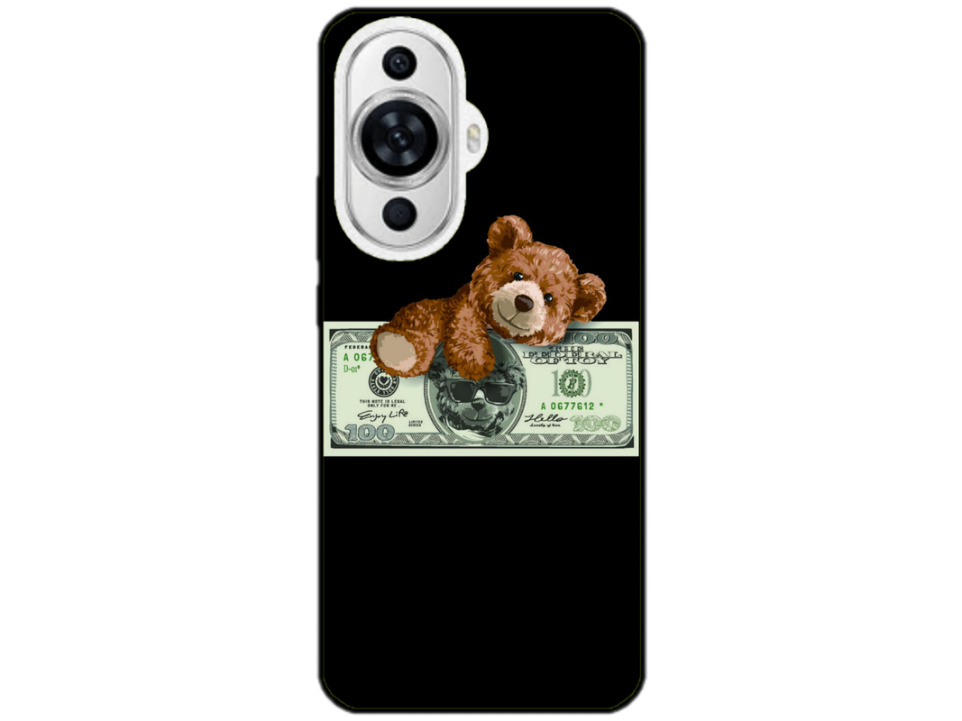 Husa Silicon HQCover compatibila cu Huawei Nova 11, model Urs Cool v2, rezistenta la socuri si zgarieturi, SP1M00034