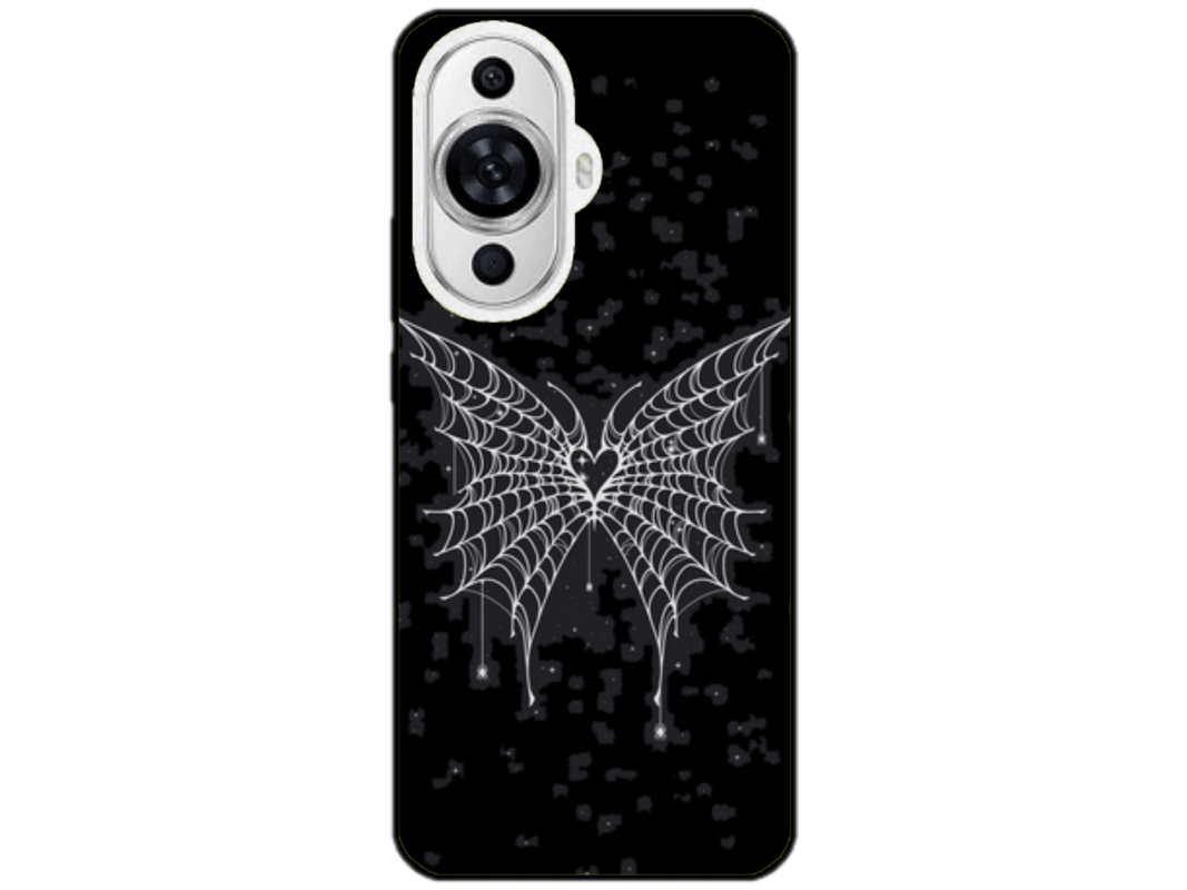 Husa Silicon HQCover compatibila cu Huawei Nova 11, model Butterfly, rezistenta la socuri si zgarieturi, SP1M00038