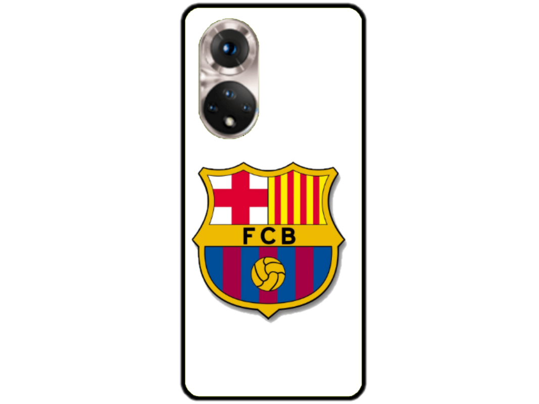 Husa Silicon HQCover compatibila cu Huawei Nova 9, model Fotbal FCB, rezistenta la socuri si zgarieturi, SP1M00001