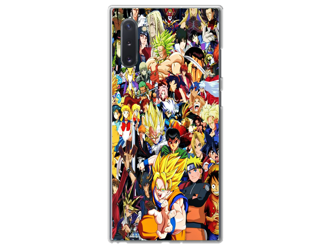 Husa Silicon HQCover compatibila cu Samsung Galaxy Note 10, model Anime v1, rezistenta la socuri si zgarieturi, SP1M00013