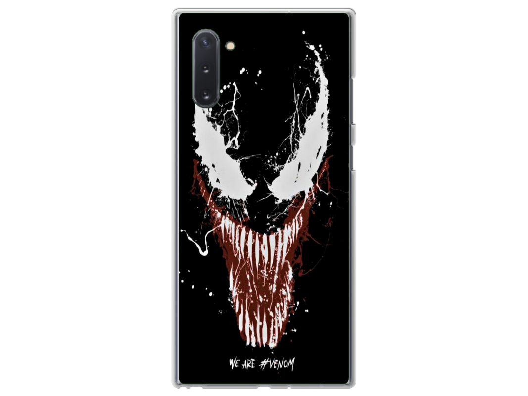 Husa Silicon HQCover compatibila cu Samsung Galaxy Note 10, model Venom v1, rezistenta la socuri si zgarieturi, SP1M00024