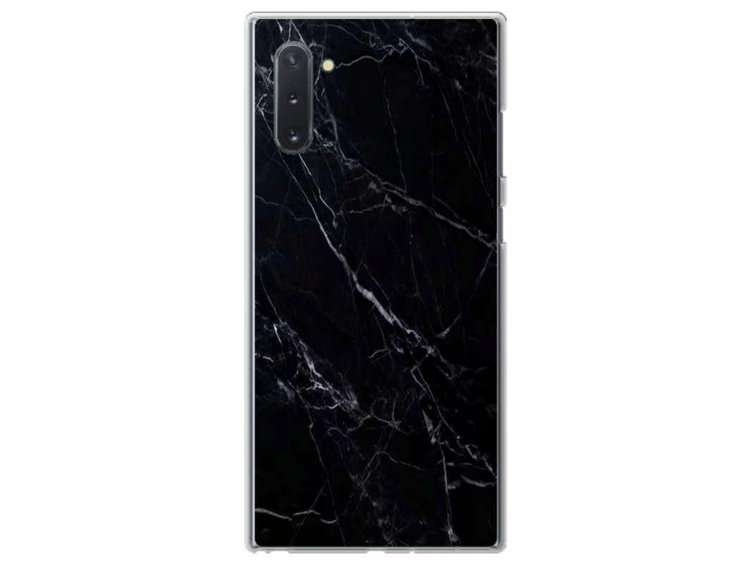 Husa Silicon HQCover compatibila cu Samsung Galaxy Note 10, model Marble v2, rezistenta la socuri si zgarieturi, SP1M00041