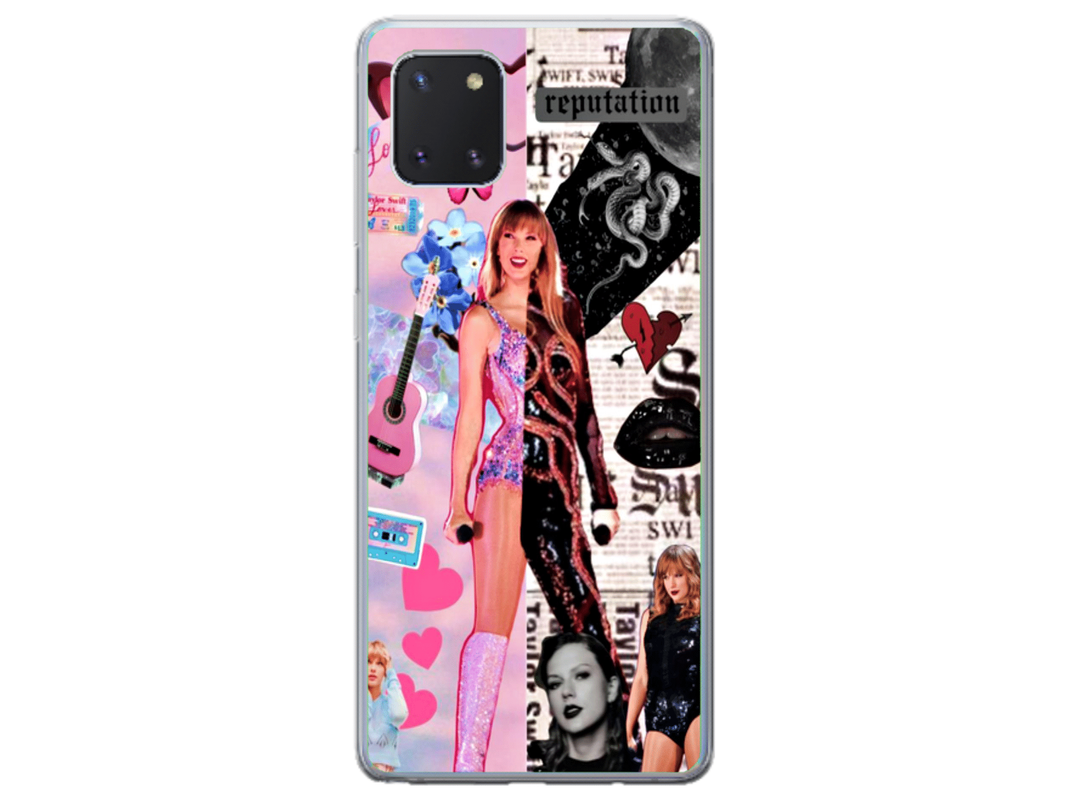 Husa Silicon HQCover compatibila cu Samsung Galaxy Note 10 Lite, model Taylor Swift v2, rezistenta la socuri si zgarieturi, SP1M00026