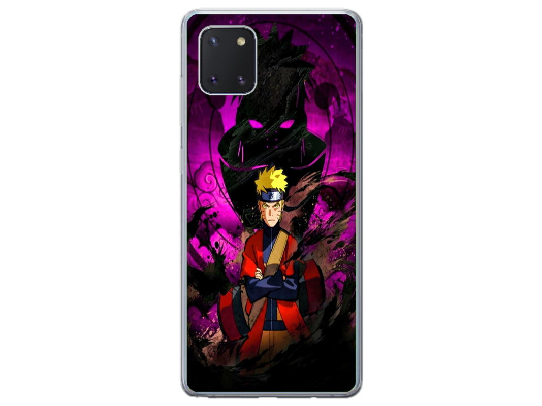 Husa Silicon HQCover compatibila cu Samsung Galaxy Note 10 Lite, model Naruto v2, rezistenta la socuri si zgarieturi, SP1M00047