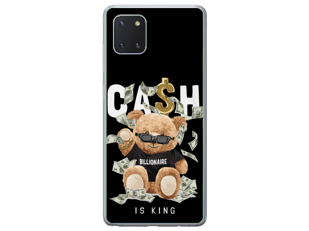 Husa Silicon HQCover compatibila cu Samsung Galaxy Note 10 Lite, model Urs Cool V5, rezistenta la socuri si zgarieturi, SP1M00050
