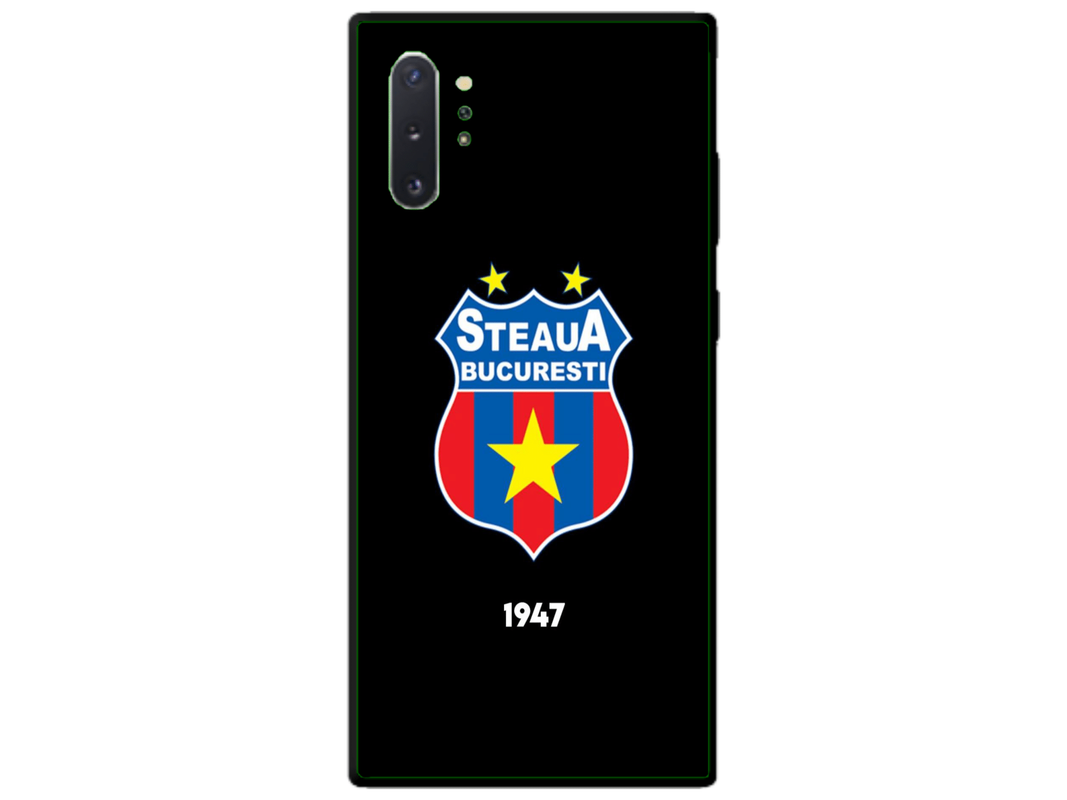 Husa Silicon HQCover compatibila cu Samsung Galaxy Note 10 Plus 5G, model Steaua Bucuresti, rezistenta la socuri si zgarieturi, SP1M00004