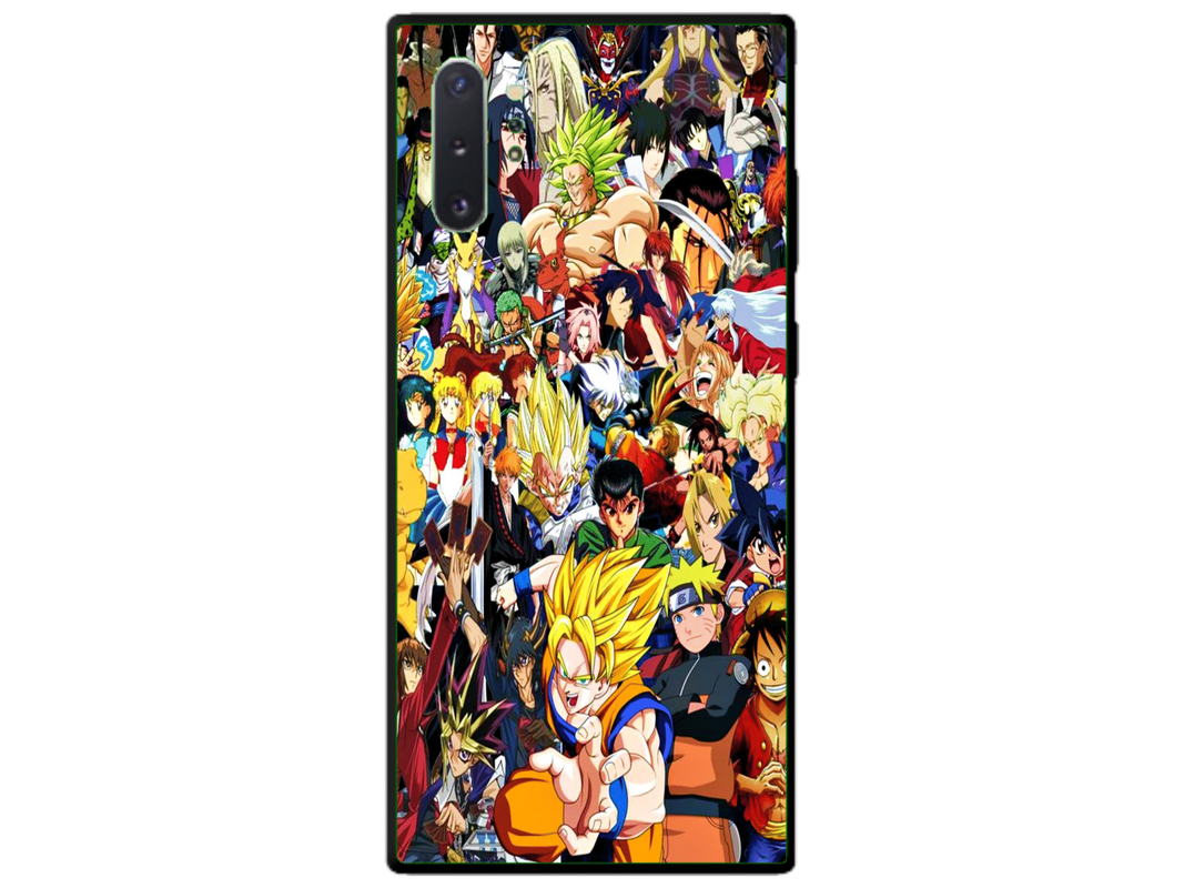 Husa Silicon HQCover compatibila cu Samsung Galaxy Note 10 Plus 4G, model Anime v1, rezistenta la socuri si zgarieturi, SP1M00013