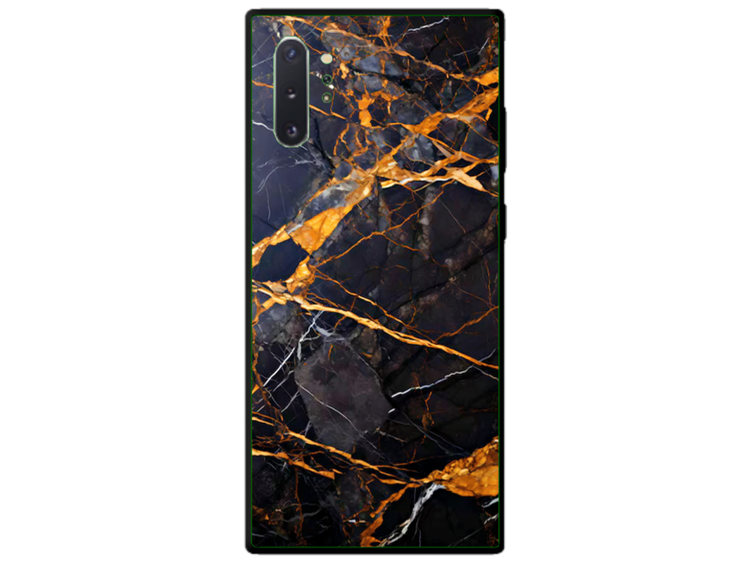 Husa Silicon HQCover compatibila cu Samsung Galaxy Note 10 Plus 5G, model Marble v1, rezistenta la socuri si zgarieturi, SP1M00035