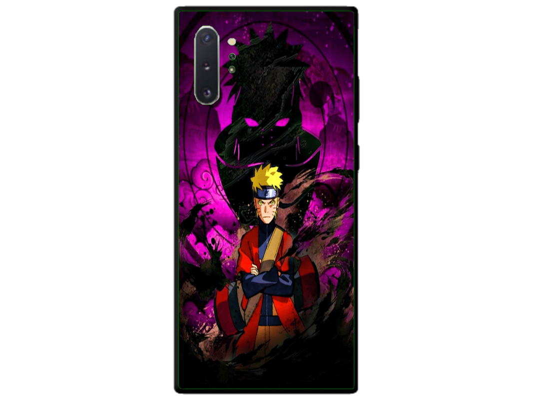 Husa Silicon HQCover compatibila cu Samsung Galaxy Note 10 Plus 4G, model Naruto v2, rezistenta la socuri si zgarieturi, SP1M00047