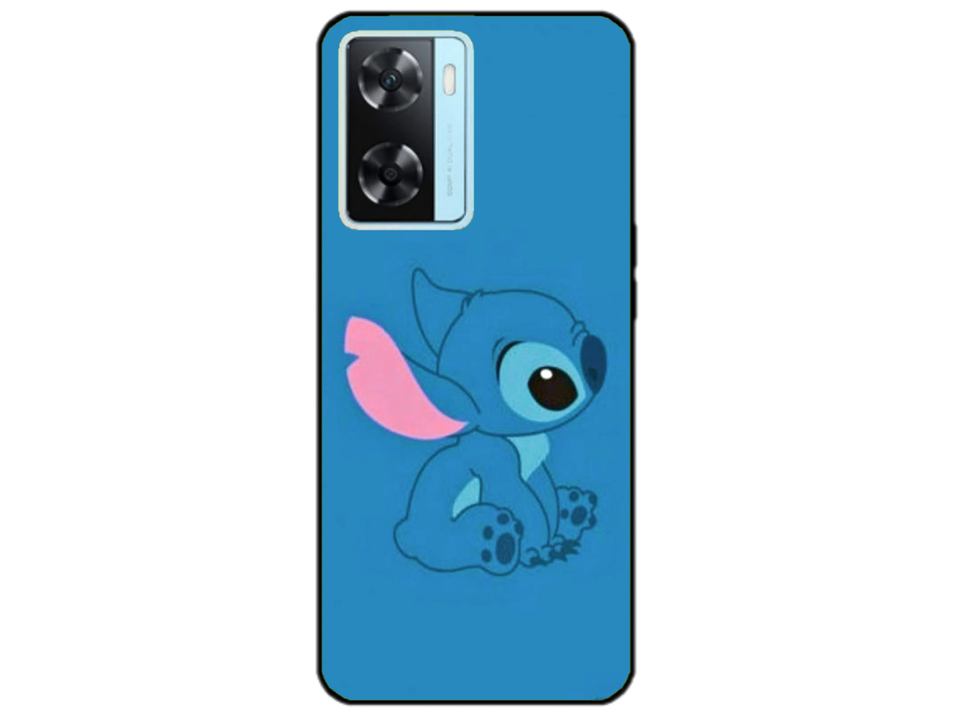 Husa Silicon HQCover compatibila cu OPPO A57s, model Stitch v2, rezistenta la socuri si zgarieturi, SP1M00011