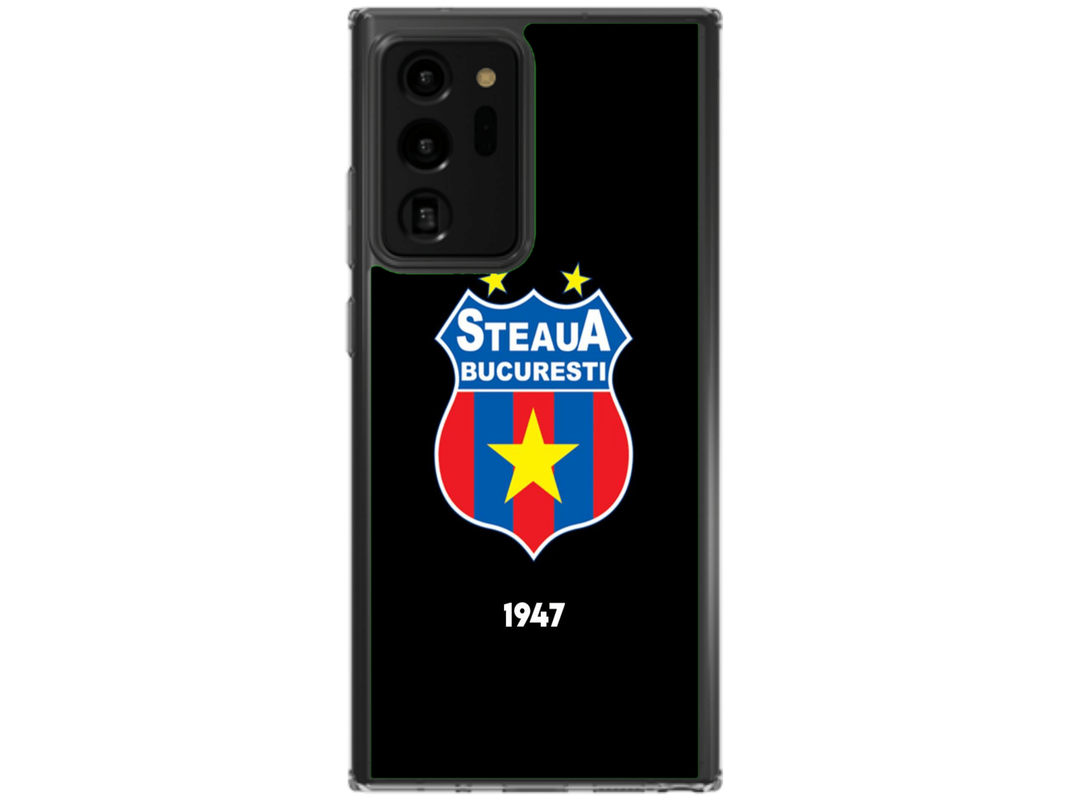 Husa Silicon HQCover compatibila cu Samsung Galaxy Note 20 Ultra 5G, model Steaua Bucuresti, rezistenta la socuri si zgarieturi, SP1M00004