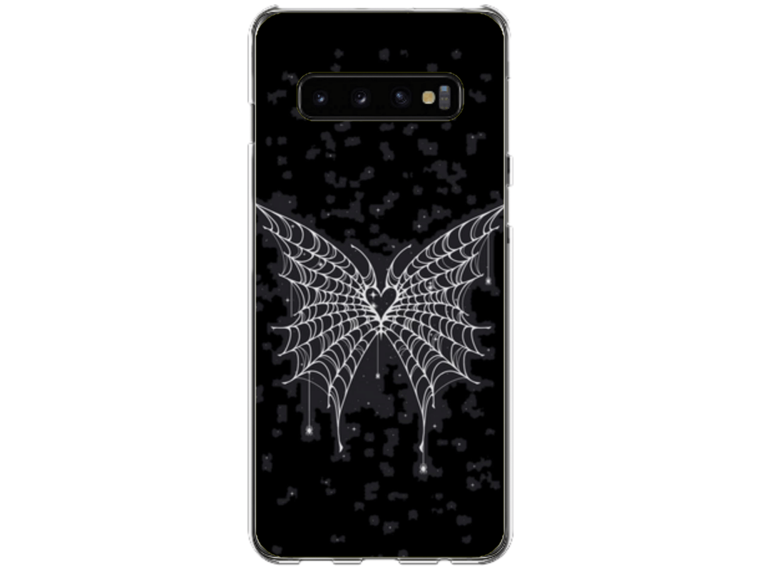 Husa Silicon HQCover compatibila cu Samsung Galaxy S10 Plus, model Butterfly, rezistenta la socuri si zgarieturi, SP1M00038