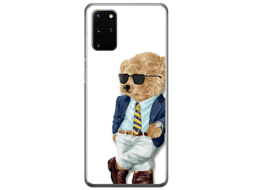 Husa Silicon HQCover compatibila cu Samsung Galaxy S20 Plus 5G, model Urs Cool, rezistenta la socuri si zgarieturi, SP1M00012