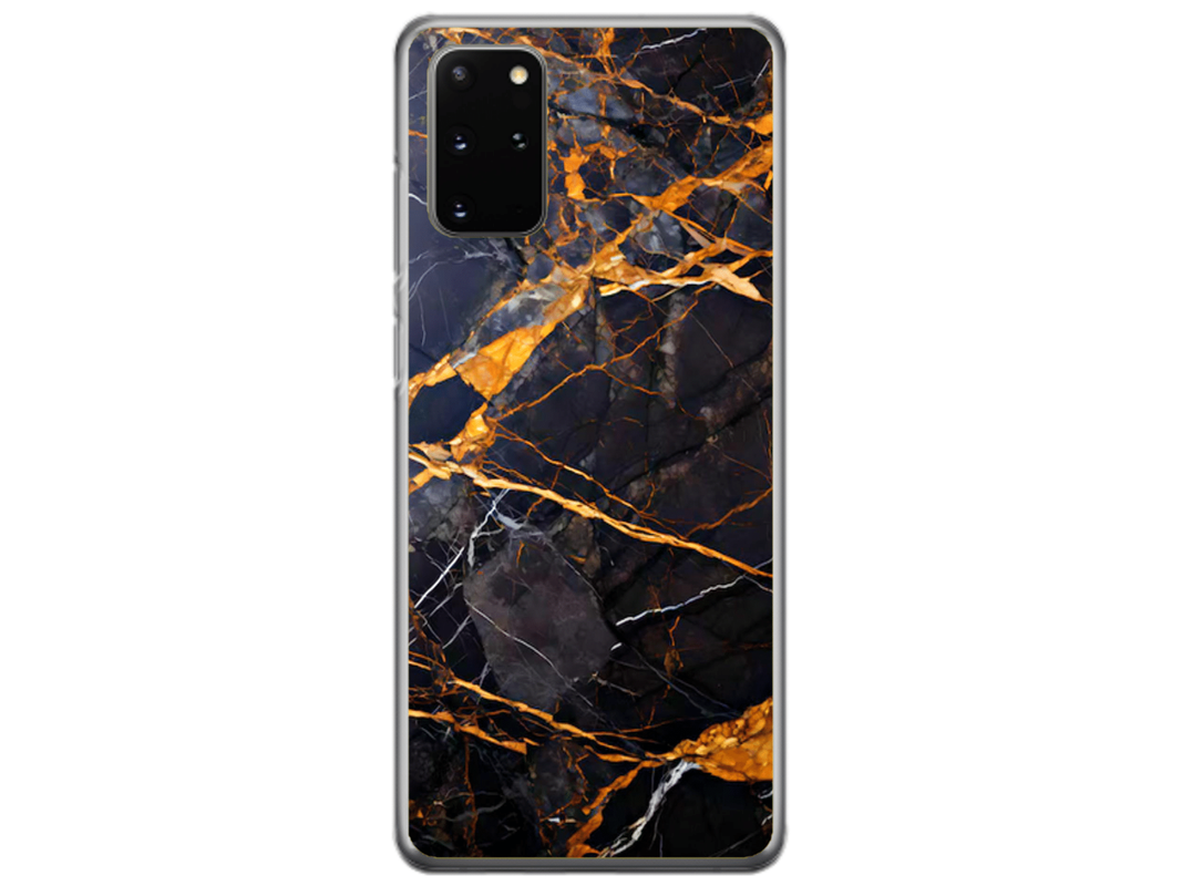 Husa Silicon HQCover compatibila cu Samsung Galaxy S20 Plus 5G, model Marble v1, rezistenta la socuri si zgarieturi, SP1M00035