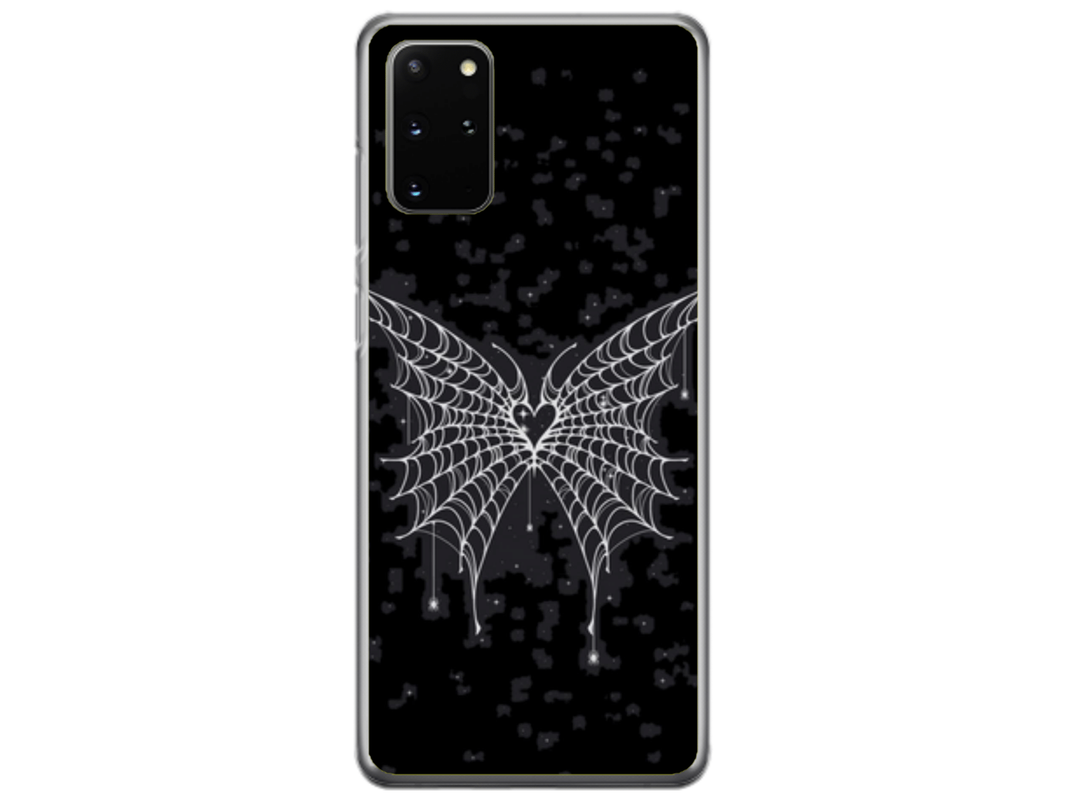 Husa Silicon HQCover compatibila cu Samsung Galaxy S20 Plus 5G, model Butterfly, rezistenta la socuri si zgarieturi, SP1M00038