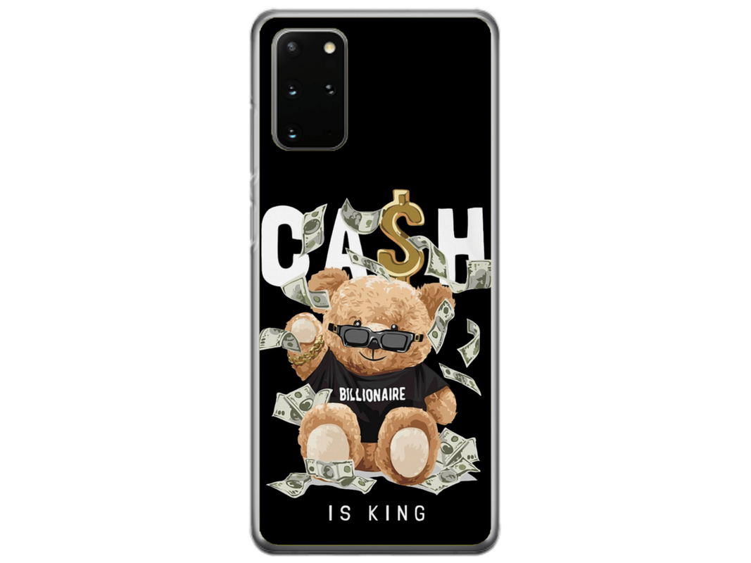 Husa Silicon HQCover compatibila cu Samsung Galaxy S20 Plus, model Urs Cool V5, rezistenta la socuri si zgarieturi, SP1M00050