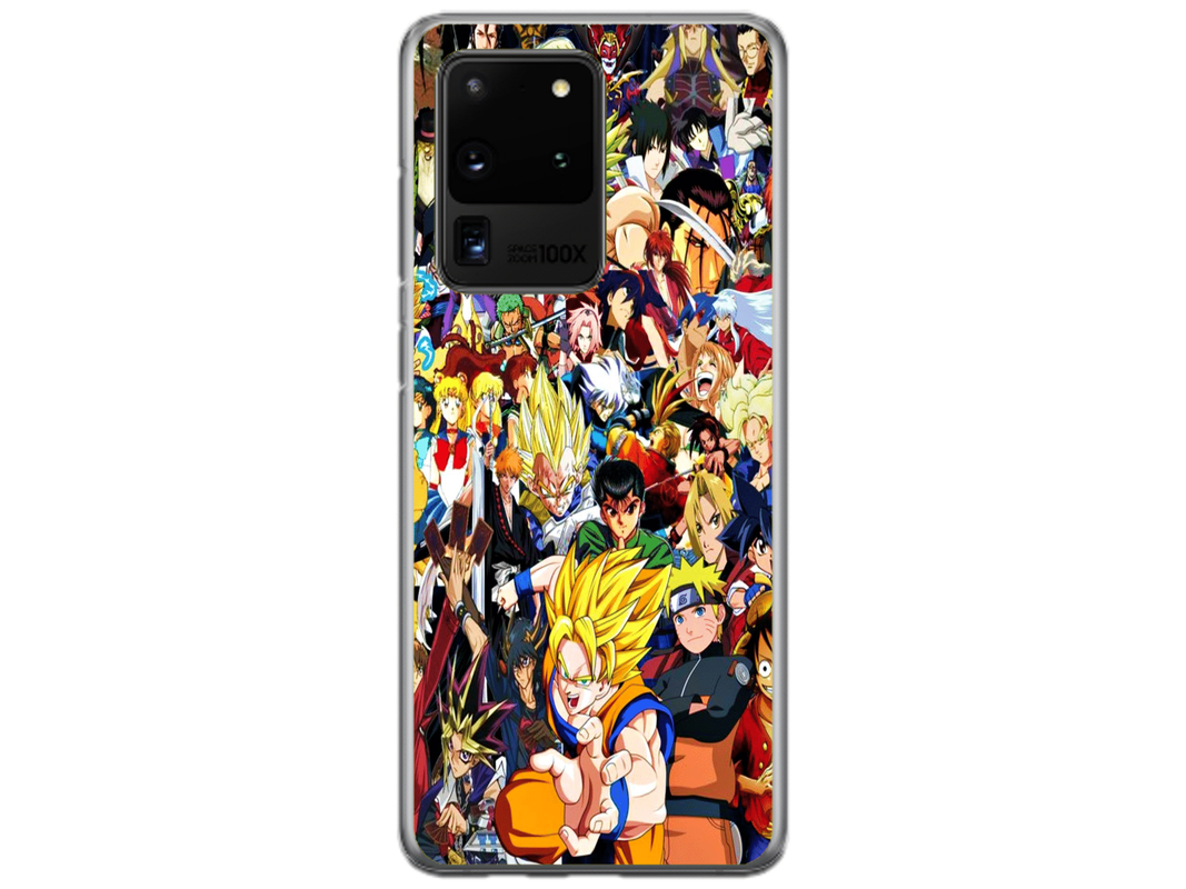 Husa Silicon HQCover compatibila cu Samsung Galaxy S20 Ultra 5G, model Anime v1, rezistenta la socuri si zgarieturi, SP1M00013