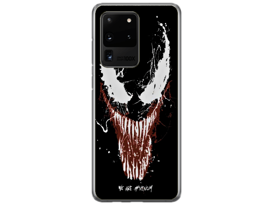 Husa Silicon HQCover compatibila cu Samsung Galaxy S20 Ultra 5G, model Venom v1, rezistenta la socuri si zgarieturi, SP1M00024