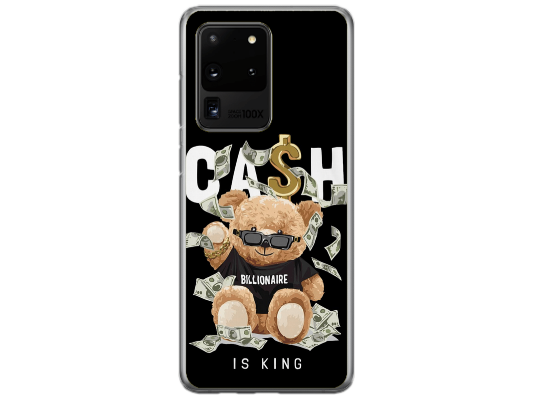 Husa Silicon HQCover compatibila cu Samsung Galaxy S20 Ultra 5G, model Urs Cool V5, rezistenta la socuri si zgarieturi, SP1M00050