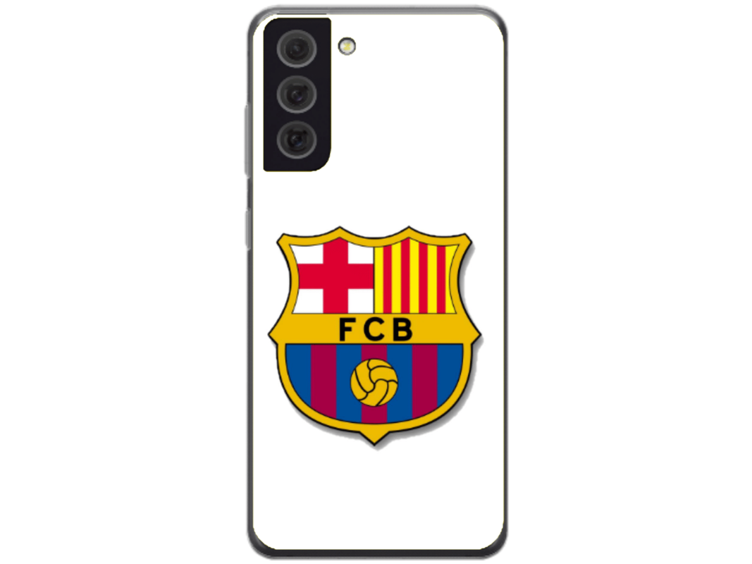 Husa Silicon HQCover compatibila cu Samsung Galaxy S22 5G, model Fotbal FCB, rezistenta la socuri si zgarieturi, SP1M00001