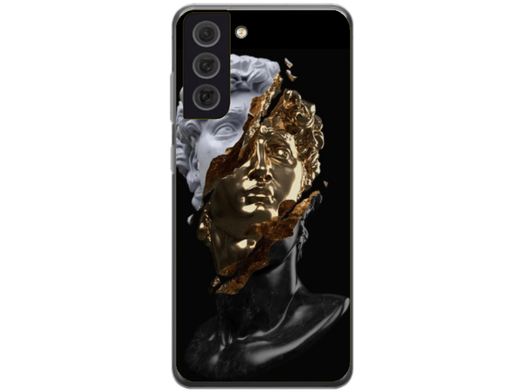 Husa Silicon HQCover compatibila cu Samsung Galaxy S22 Plus 5G, model Statuie, rezistenta la socuri si zgarieturi, SP1M00046