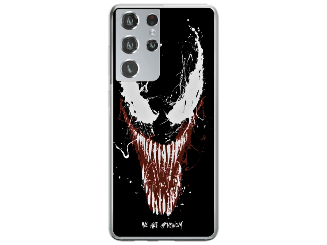 Husa Silicon HQCover compatibila cu Samsung Galaxy S22 Ultra 5G, model Venom v1, rezistenta la socuri si zgarieturi, SP1M00024