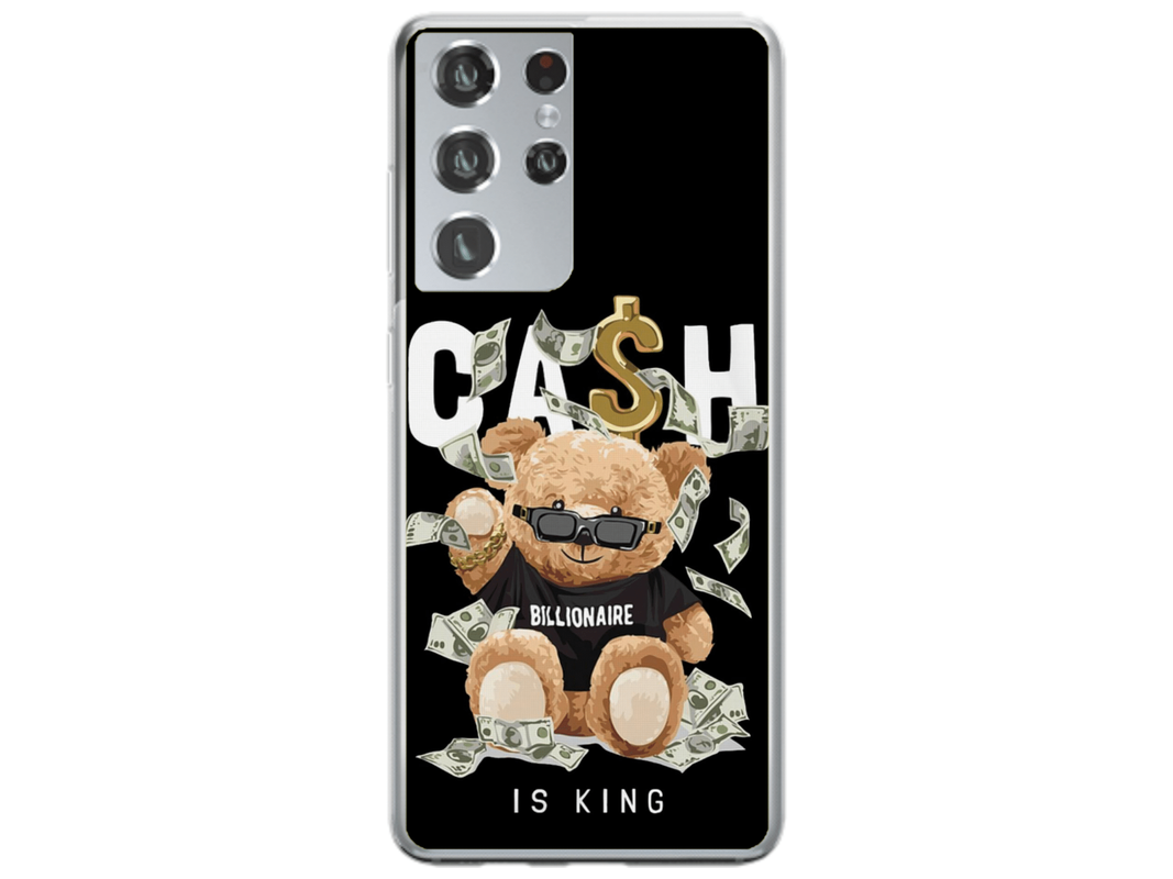 Husa Silicon HQCover compatibila cu Samsung Galaxy S24 Ultra, model Urs Cool V5, rezistenta la socuri si zgarieturi, SP1M00050