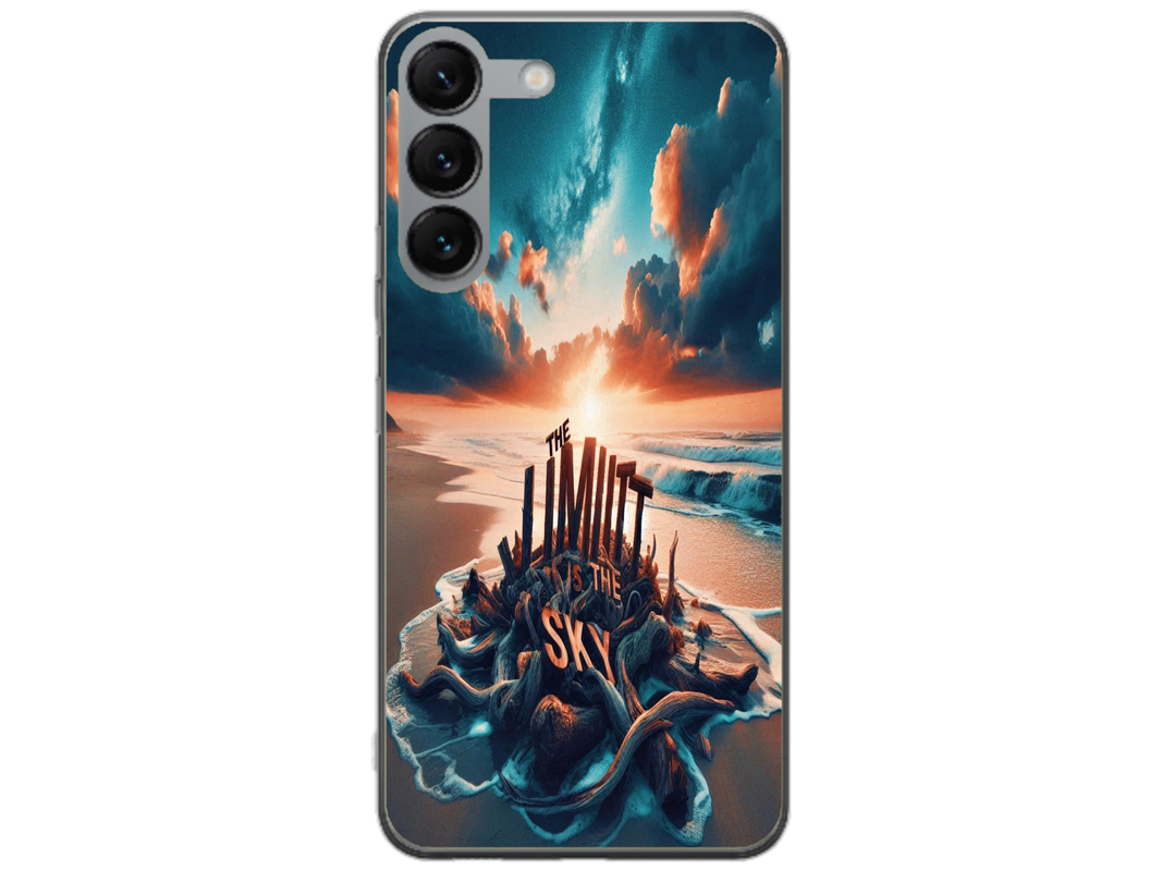 Husa Silicon HQCover compatibila cu Samsung Galaxy S24, model Plaja, rezistenta la socuri si zgarieturi, SP1M00009