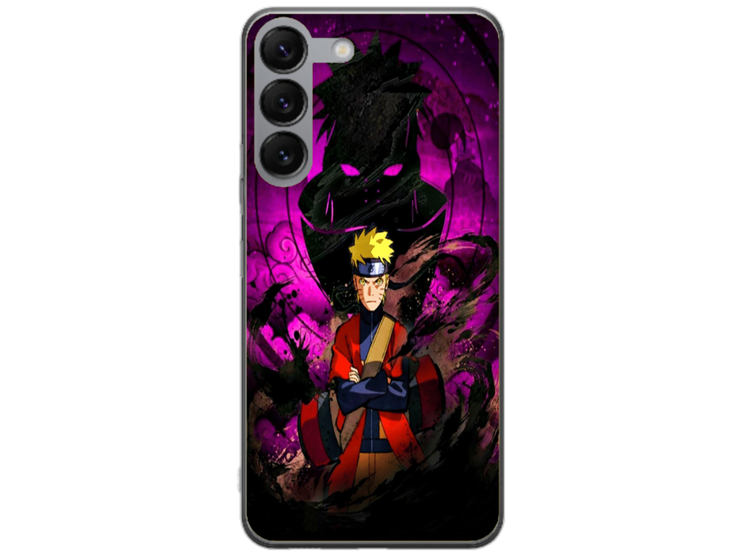 Husa Silicon HQCover compatibila cu Samsung Galaxy S23, model Naruto v2, rezistenta la socuri si zgarieturi, SP1M00047