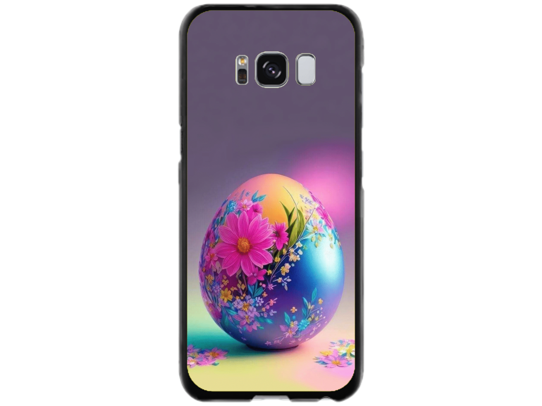 Husa Silicon HQCover compatibila cu Samsung Galaxy S8 Plus, model Easter Egg, rezistenta la socuri si zgarieturi, SP1M00002