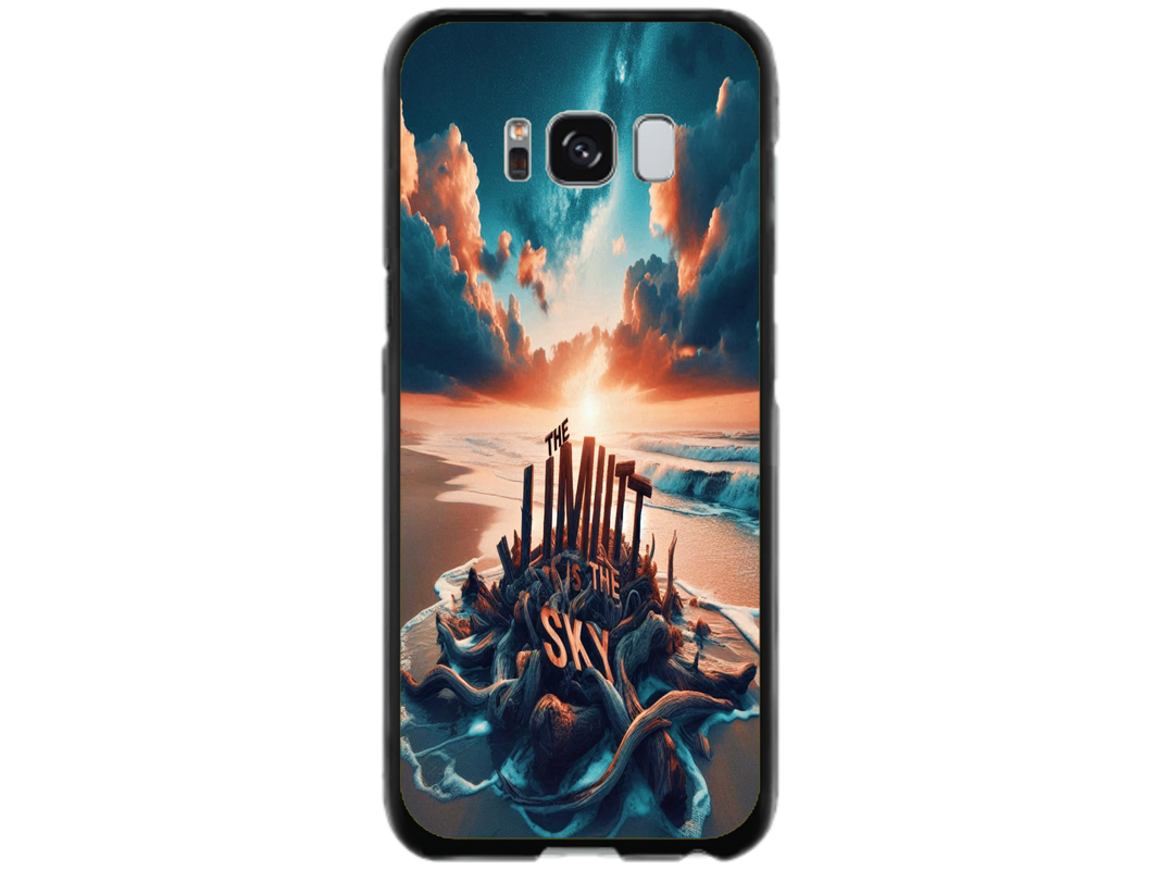 Husa Silicon HQCover compatibila cu Samsung Galaxy S8, model Plaja, rezistenta la socuri si zgarieturi, SP1M00009