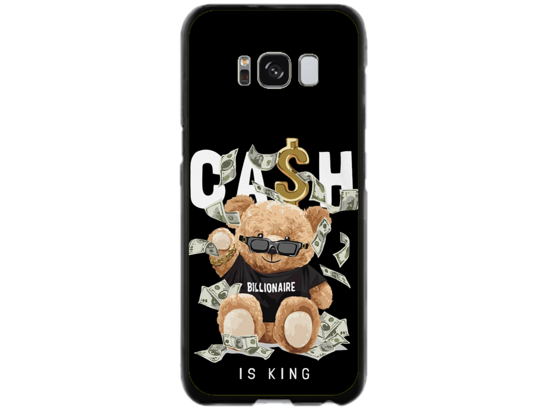 Husa Silicon HQCover compatibila cu Samsung Galaxy S8, model Urs Cool V5, rezistenta la socuri si zgarieturi, SP1M00050
