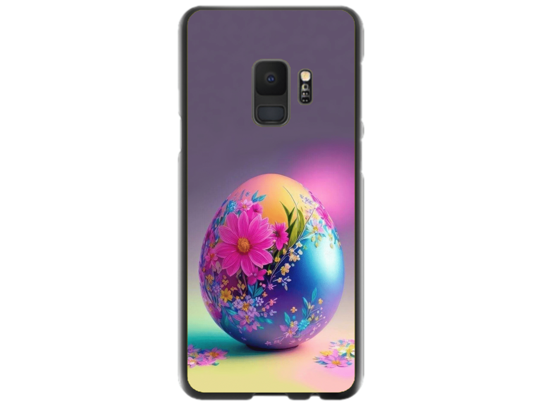 Husa Silicon HQCover compatibila cu Samsung Galaxy S9, model Easter Egg, rezistenta la socuri si zgarieturi, SP1M00002