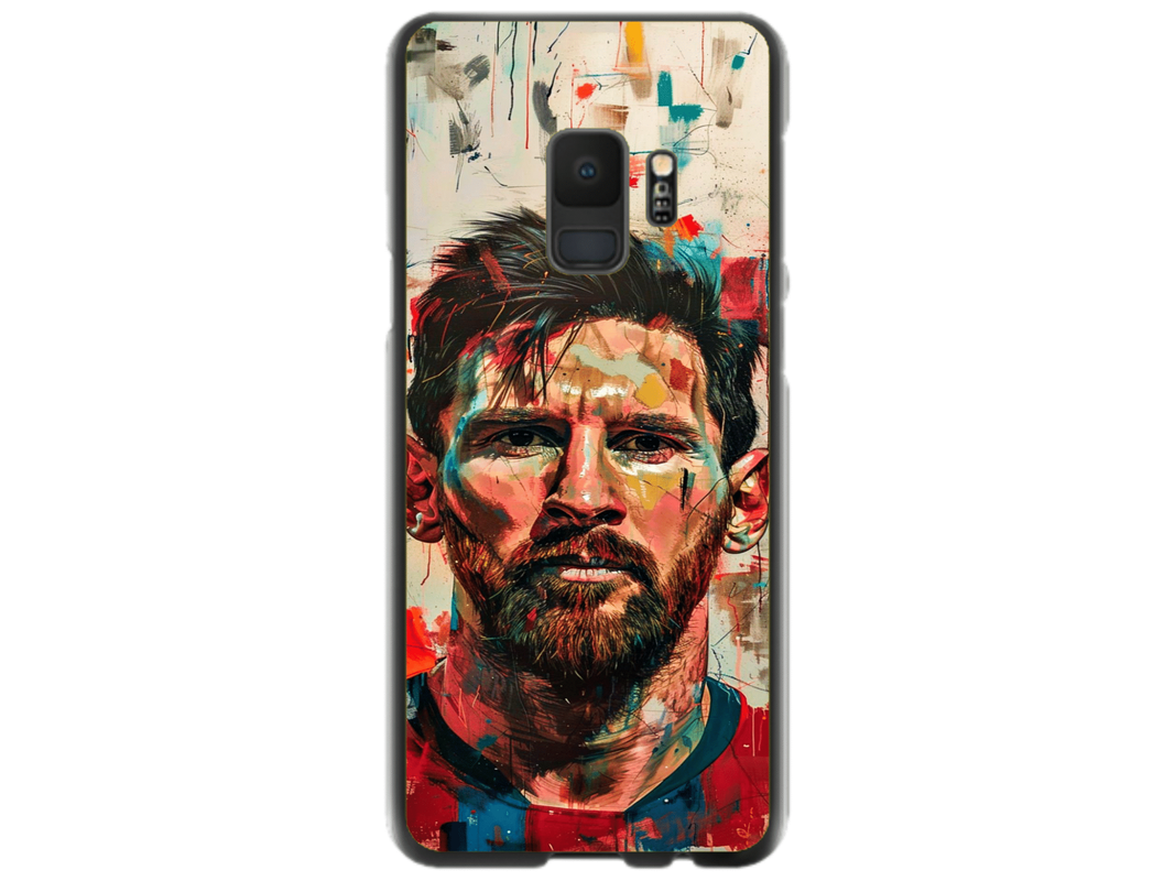 Husa Silicon HQCover compatibila cu Samsung Galaxy S9, model Messi v2, rezistenta la socuri si zgarieturi, SP1M00007