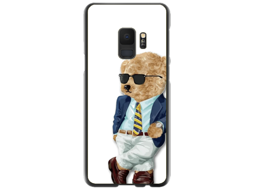 Husa Silicon HQCover compatibila cu Samsung Galaxy S9, model Urs Cool, rezistenta la socuri si zgarieturi, SP1M00012