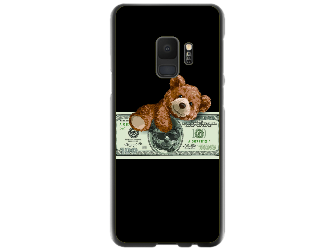 Husa Silicon HQCover compatibila cu Samsung Galaxy S9, model Urs Cool v2, rezistenta la socuri si zgarieturi, SP1M00034