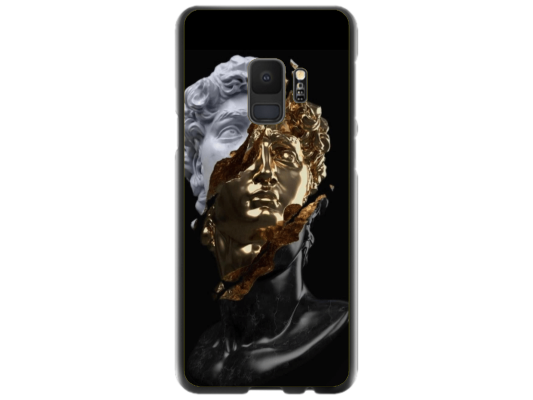 Husa Silicon HQCover compatibila cu Samsung Galaxy S9, model Statuie, rezistenta la socuri si zgarieturi, SP1M00046