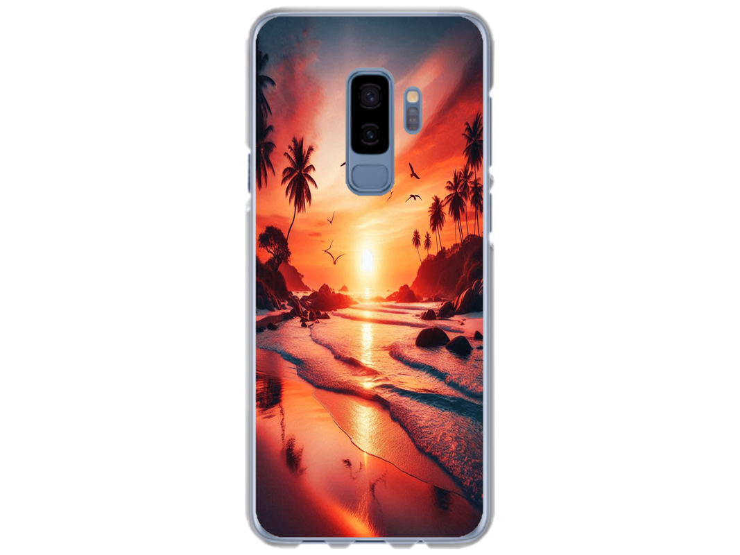Husa Silicon HQCover compatibila cu Samsung Galaxy S9 Plus, model Apus, rezistenta la socuri si zgarieturi, SP1M00008