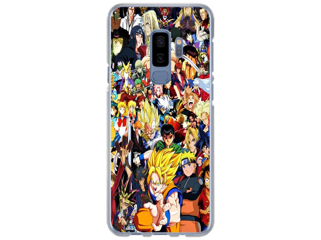 Husa Silicon HQCover compatibila cu Samsung Galaxy S9 Plus, model Anime v1, rezistenta la socuri si zgarieturi, SP1M00013