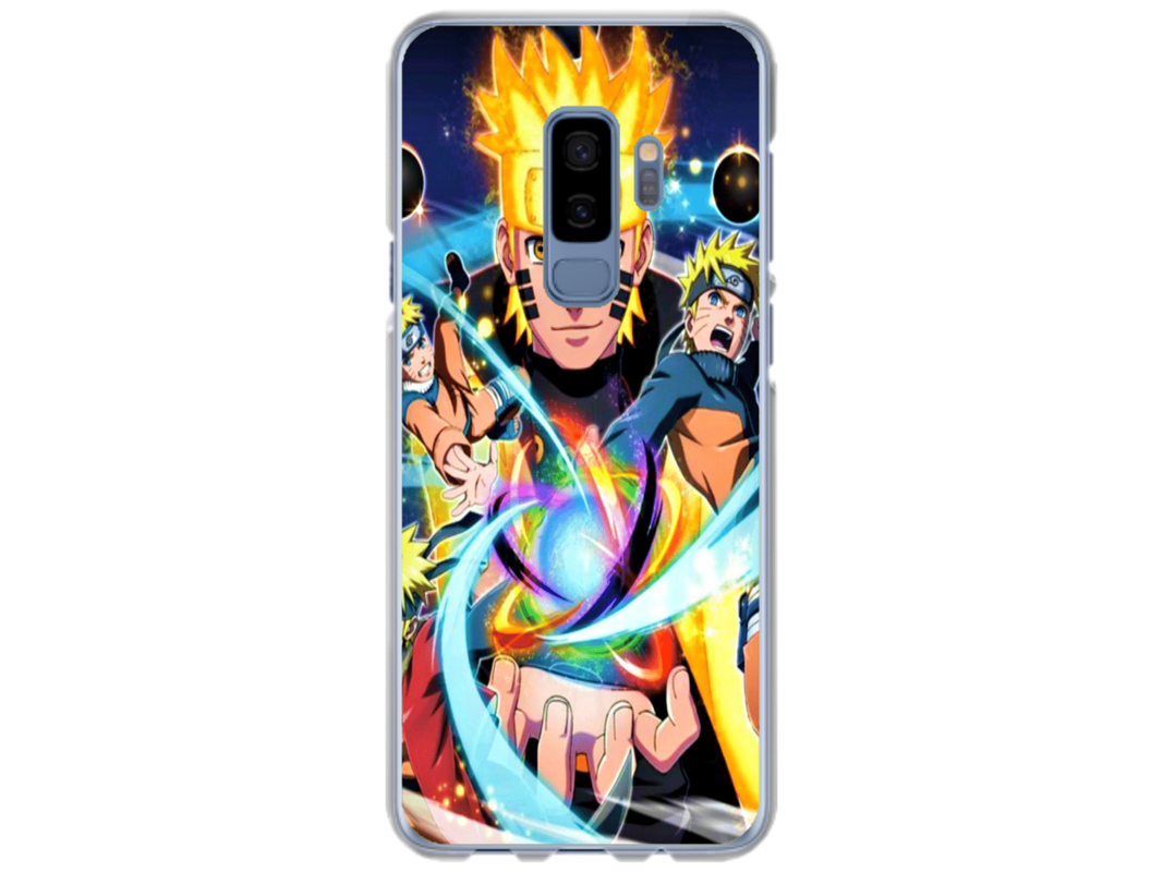 Husa Silicon HQCover compatibila cu Samsung Galaxy S9 Plus, model Naruto v1, rezistenta la socuri si zgarieturi, SP1M00020