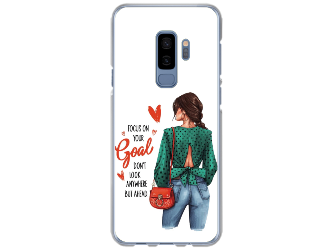 Husa Silicon HQCover compatibila cu Samsung Galaxy S9 Plus, model Look Ahead, rezistenta la socuri si zgarieturi, SP1M00032