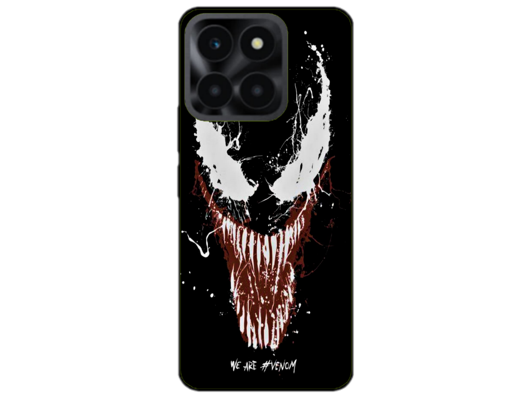 Husa Silicon HQCover compatibila cu Honor x6a, model Venom v1, rezistenta la socuri si zgarieturi, SP1M00024