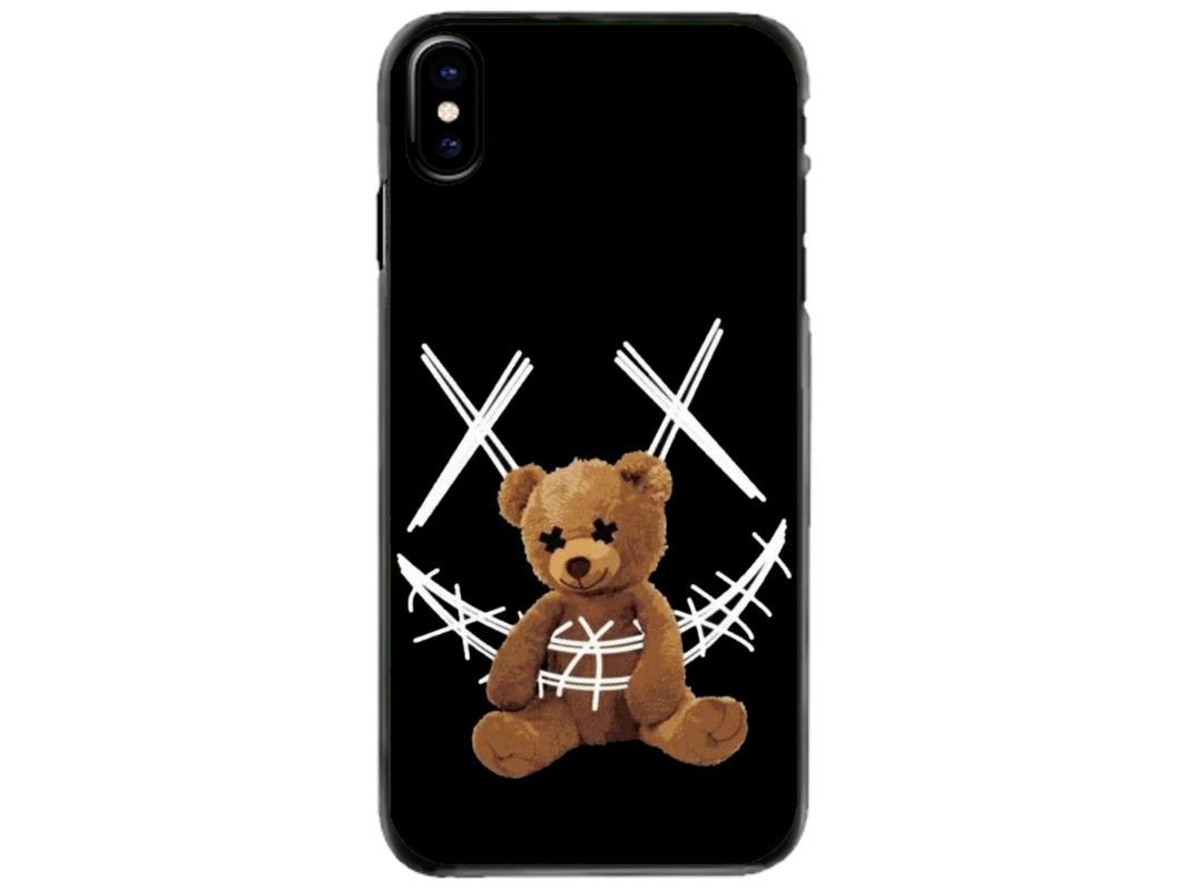 Husa Silicon HQCover compatibila cu Apple iPhone XS, model Urs Cool v4, rezistenta la socuri si zgarieturi, SP1M00037