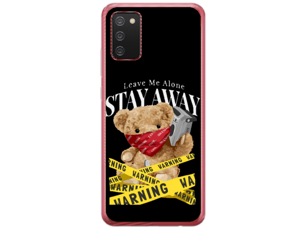 Husa Silicon HQCover compatibila cu Samsung Galaxy A02s, model Urs Cool v3, rezistenta la socuri si zgarieturi, SP1M00036